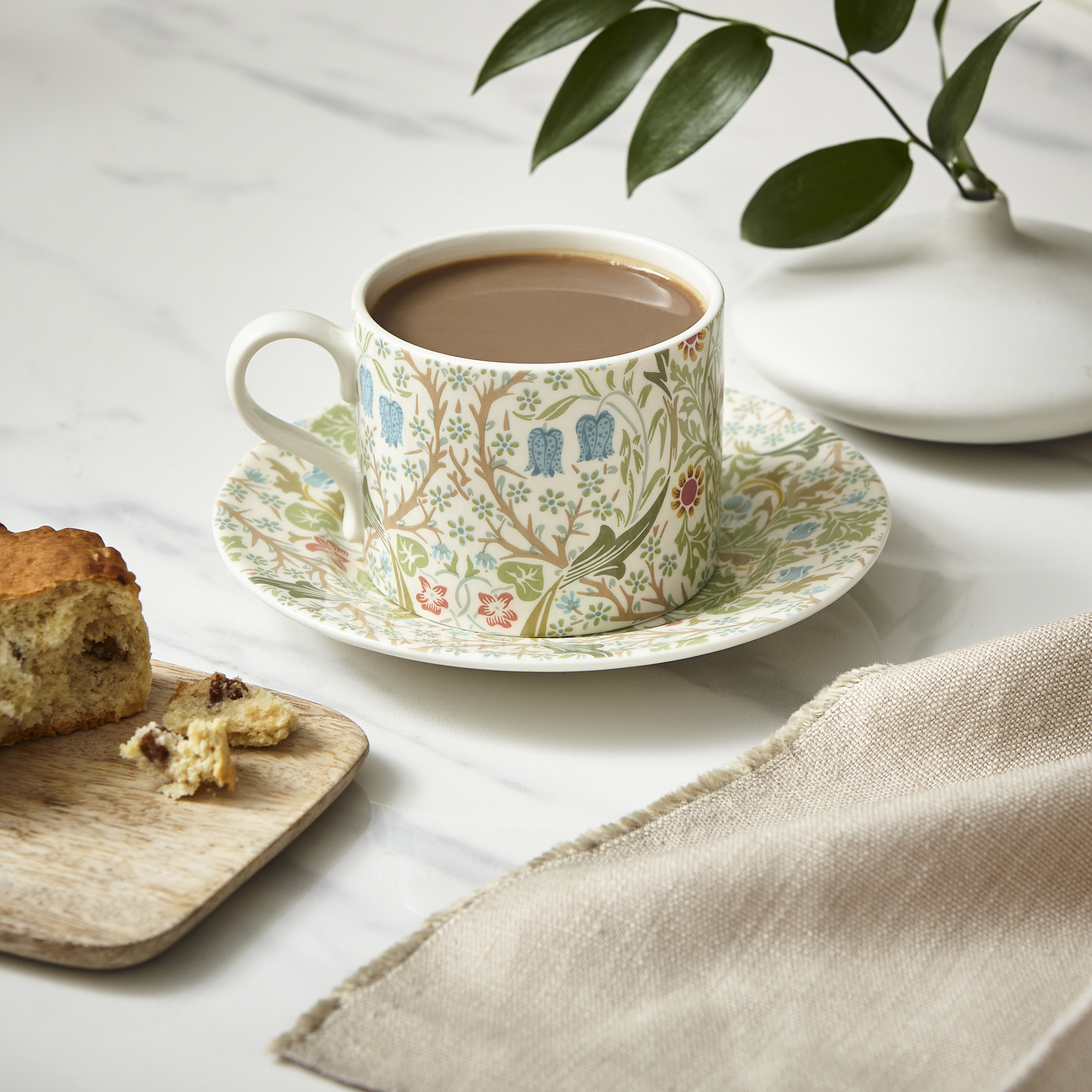 Morris & Co. Blackthorn Teacup & Saucer image number null